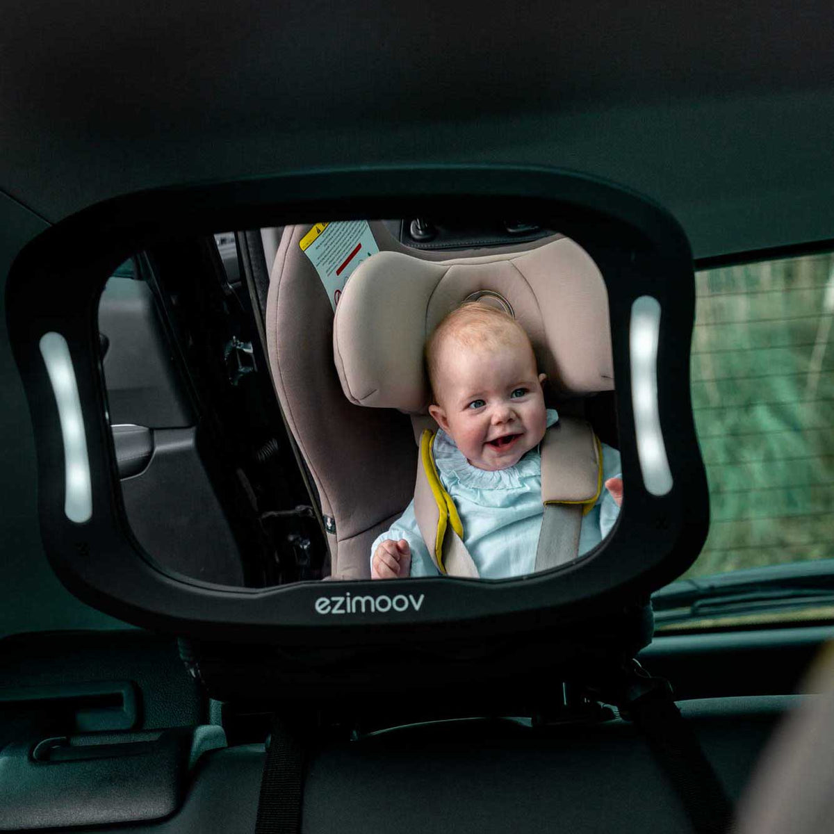  Tivifore Miroir Voiture Bébé avec Lumière Led, Miroirs auto  bébés avec Veilleuse,Rétroviseur Voiture Bébé,Miroir de Voiture pour Siège  Arrière,Miroir Voiture Bébé, Miroir De Voiture De Bébé LED