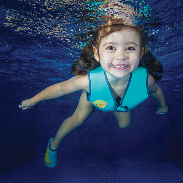 Gilet de natation évolutif en néoprène 3-6 ans - Gris